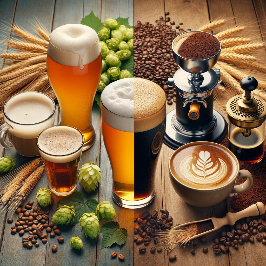 James Carlo Quisenberry beer and coffee